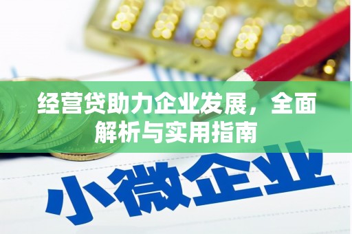昌邑经营贷助力企业发展，全面解析与实用指南