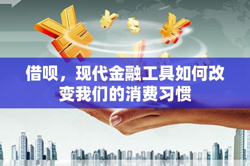 昌邑借呗，现代金融工具如何改变我们的消费习惯