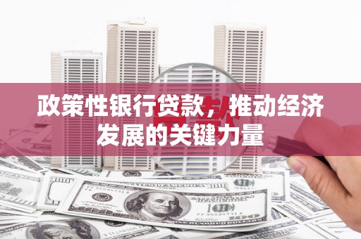 昌邑政策性银行贷款，推动经济发展的关键力量