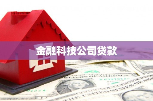 昌邑金融科技公司贷款