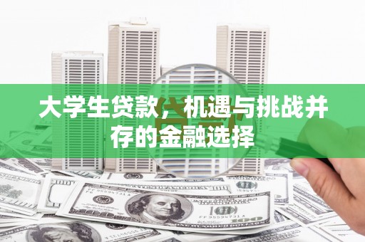 昌邑大学生贷款，机遇与挑战并存的金融选择