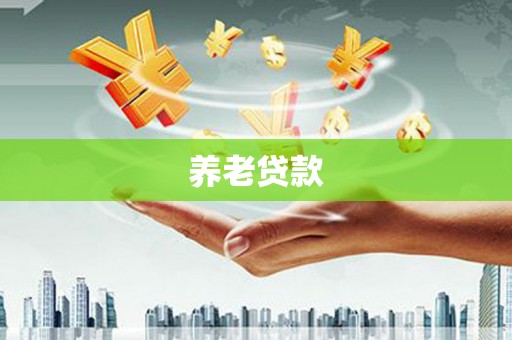 昌邑养老贷款