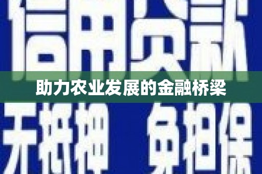 昌邑助力农业发展的金融桥梁